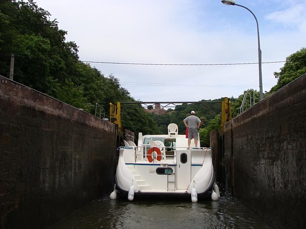 Schleuse vor Lutzelbourg