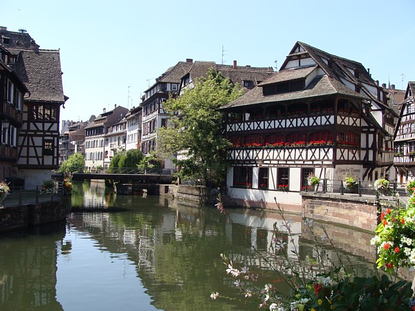 La Petite France - altes Gerberviertel in Strasbourg La Petite France - altes Gerberviertel in Strasbourg