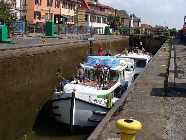 Schleusengang in Saverne - alles halb so wild Schleusengang in Saverne - alles halb so wild