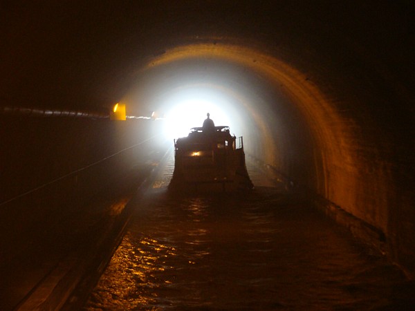 Gespenstische Atmosphäre im Tunnel von Arzwiller