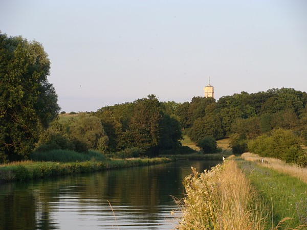 Blick zurück auf Xouaxange Blick zurück auf Xouaxange