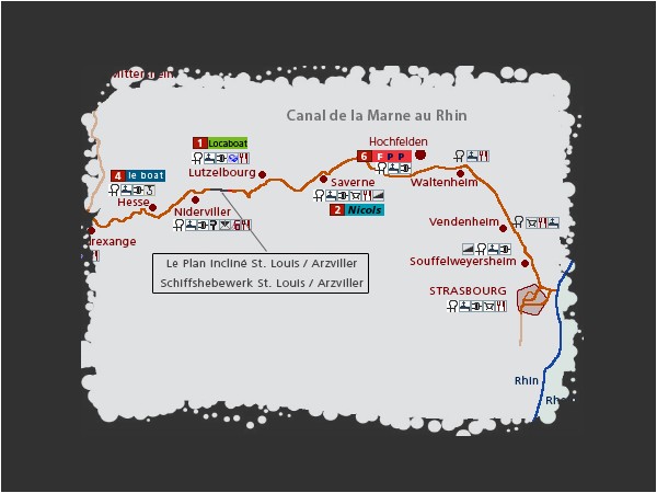 15m tiefer - Blick von der Schleuse von Réchicourt auf den Kanal gen Westen 15m tiefer - Blick von der Schleuse von Réchicourt auf den Kanal gen Westen
