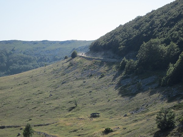 8,5km Schotterstrecke zwischen Stirovača und Veliki Alan