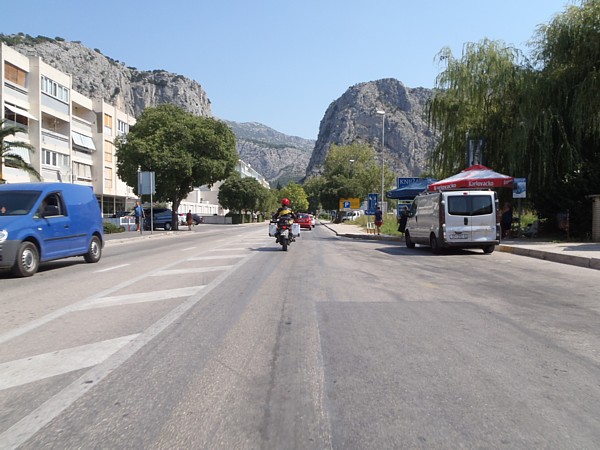 Omis, Blick auf die Cetina-Schlucht