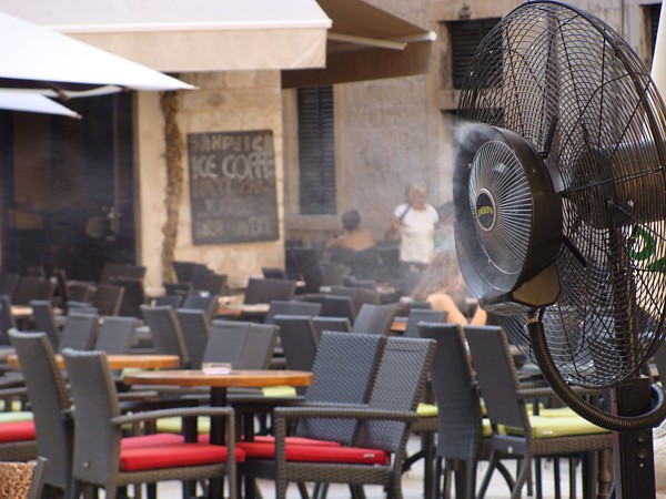 Wassergekühlter Ventilator