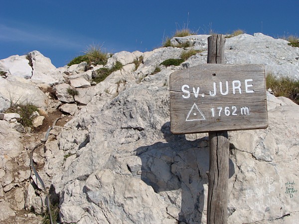 Sveti Jure, 1.762m, zweithöchster Berg Kroatiens