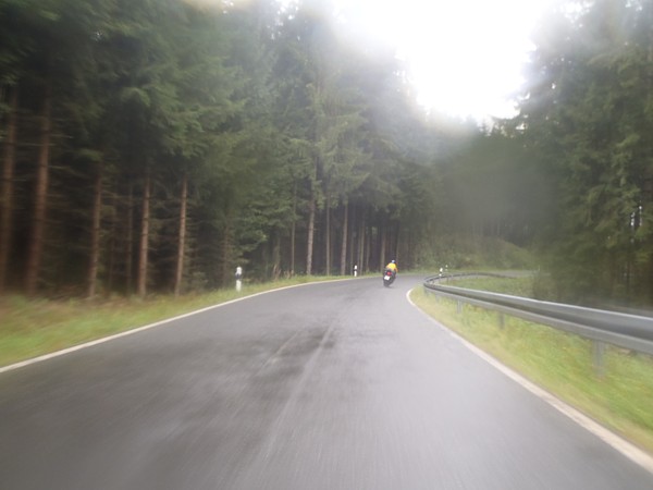 Fichtelgebirge im Regen